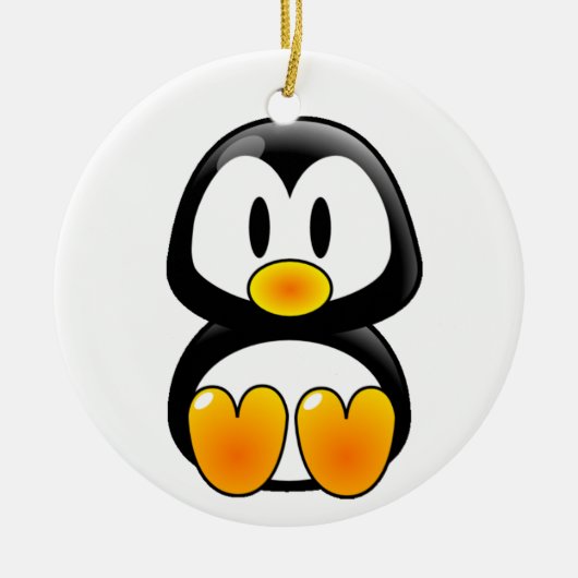 Pinguin Cartoon Ornament (Vorne)