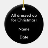 Pinguin Cartoon Ornament (Hinten)