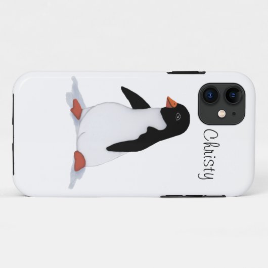 Pinguin Case-Mate iPhone Hülle (Rückseite (Horizontal))