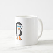 Pinguin-Charakter Kaffeetasse (VorderseiteRechts)