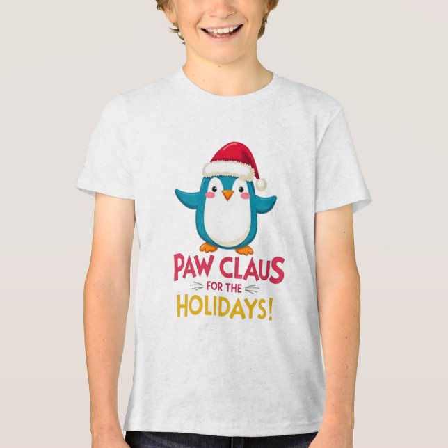 Pinguin Cheer Tri-Blend Shirt (Vorderseite)