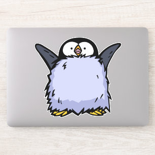 Pinguin Chick Happy Die Sticker