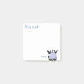 Pinguin Chick Happy Post-It-Notes Post-it Klebezettel (Vorderseite)