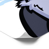 Pinguin Chick Heart Poster (Ecke)