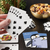 Pinguin Chick Nah Up Players Card Spielkarten (In Situ)