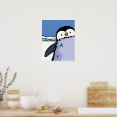 Pinguin Chick Nah Up Poster (Küche)