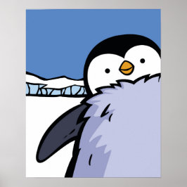 Pinguin Chick Nah Up Poster