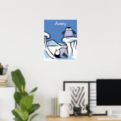 Pinguin Chick Slide Poster (Heimbüro)