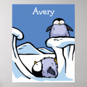 Pinguin Chick Slide Poster (Vorne)