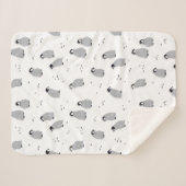 Pinguin Chicks-Muster für Babymeister Sherpadecke (Vorderseite (Horizontal))