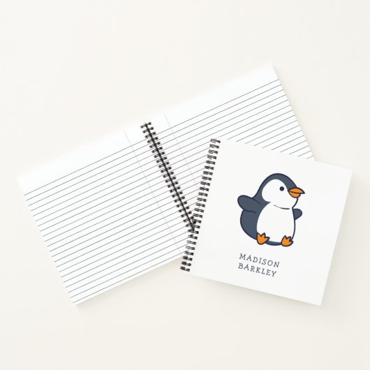 Pinguin Children's Adorable Notizblock (Innenseite)