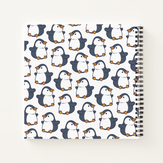 Pinguin Children's Adorable Notizblock (Rückseite)