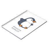 Pinguin Children's Adorable Notizblock (Linke Seite)