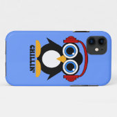 Pinguin chillin Case-Mate iPhone hülle (Rückseite (Horizontal))