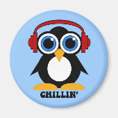 Pinguin Chillin Magnet (Vorne)