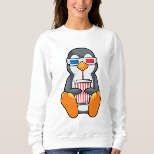Pinguin Cinema Brille Trinktasse Sweatshirt