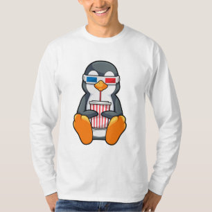 Pinguin Cinema Brille Trinktasse T-Shirt