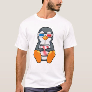 Pinguin Cinema Brille Trinktasse T-Shirt