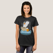 Pinguin Coffee Cup T-Shirt (Vorne ganz)