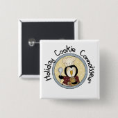 Pinguin Cookie Kenner T - Shirt und Geschenke Button (Vorne & Hinten)