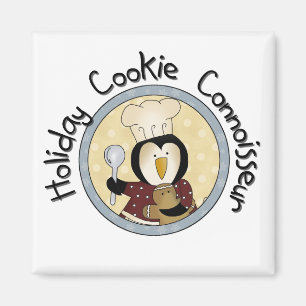Pinguin Cookie Kenner T - Shirt und Geschenke Magnet