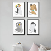 Pinguin - Cool sein Poster