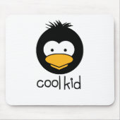 Pinguin - cooles Kind Mousepad (Vorne)