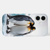 Pinguin Couple auf einem Eisberg Case-Mate iPhone Hülle (Rückseite (Horizontal))