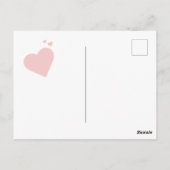 Pinguin Couple Liebe You Forever Jubiläum Postkarte (Rückseite)