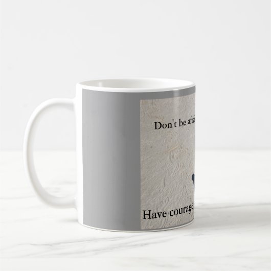 Pinguin Courage Kaffee Tasse (Links)
