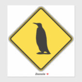 Pinguin Crossing Aufkleber (Blatt)