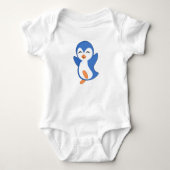 Pinguin Dancing Baby Strampler (Vorderseite)