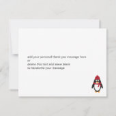 Pinguin Danke, dass Sie eine Karte haben (Rückseite)