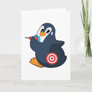 Pinguin Darts Dart Dartboard Karte