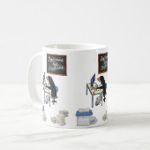 Pinguin Deadline-Tasse Kaffeetasse (Vorderseite Links)