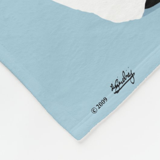 Pinguin-Decken Fleecedecke (Ecke)