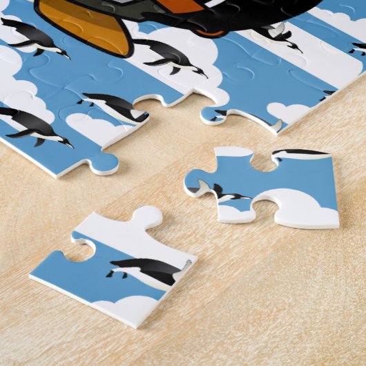 Pinguin Decorative Jigsaw Puzzle (Seite)