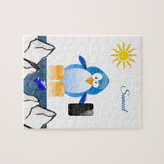 Pinguin Decorative Jigsaw Puzzle (Horizontal)