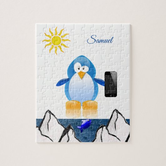 Pinguin Decorative Jigsaw Puzzle (Vertikal)