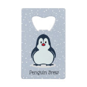 Pinguin Design Flaschenöffner (Vorderseite)