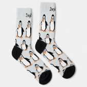 Pinguin-Design individuell Socken (Rechts)