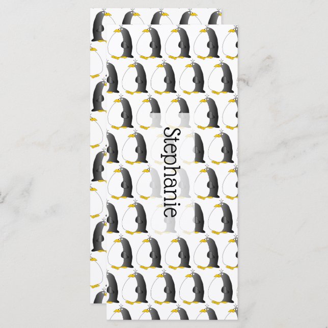 Pinguin Design Lesezeichen (Vorne/Hinten)