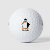 Pinguin-Design personalisiert Golfball (Vorderseite)