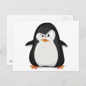 Pinguin-Design Postkarte (Vorne/Hinten)