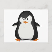 Pinguin-Design Postkarte (Vorderseite)