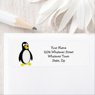 Pinguin Design-Rücksendeadresse