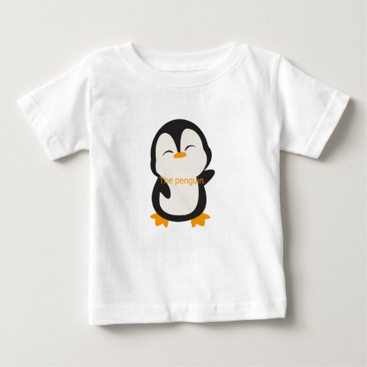 Pinguin Design-T - Shirt für Kinder einzigartiges  (Vorderseite)