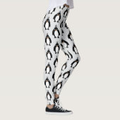 Pinguin Design wählen Sie Hintergrundfarbe Leggings (Rechts)