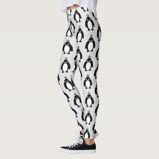 Pinguin Design wählen Sie Hintergrundfarbe Leggings (Links)