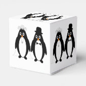 Pinguin Design Wedding Geschenkschachtel (Rückseite)